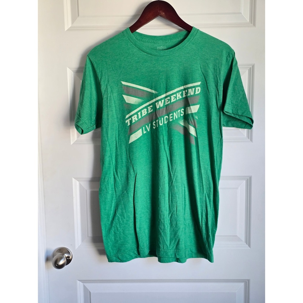 Sunday Cool Tribe Weekend LV Students Graphic Tee Heather Green Mens Medium